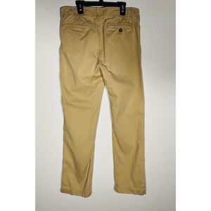 American Eagle Relaxed Straight Chino Pants 30x34 Khaki Tan Cotton